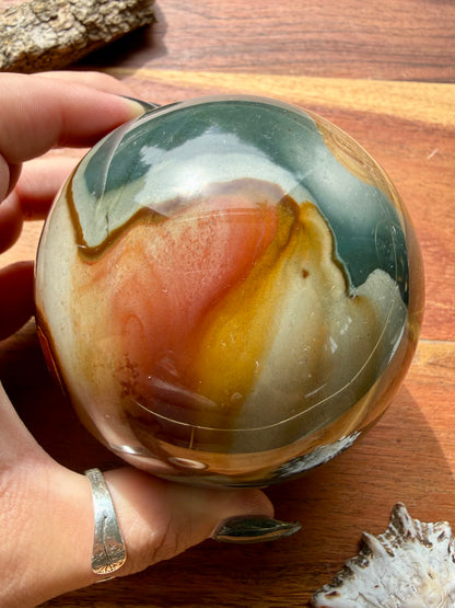 POLYCHROME JASPER SPHERE