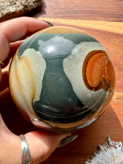 POLYCHROME JASPER SPHERE