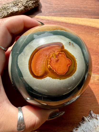 POLYCHROME JASPER SPHERE