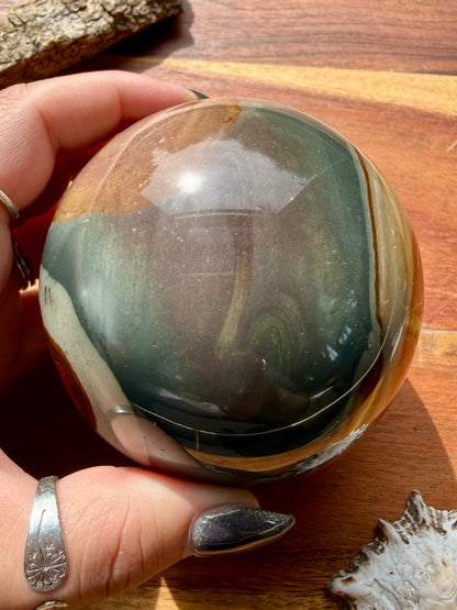 POLYCHROME JASPER SPHERE