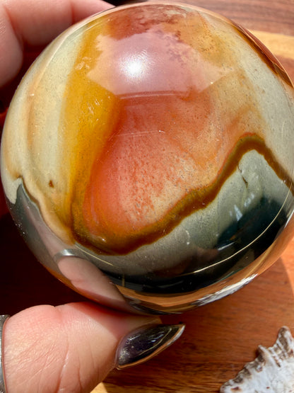 POLYCHROME JASPER SPHERE
