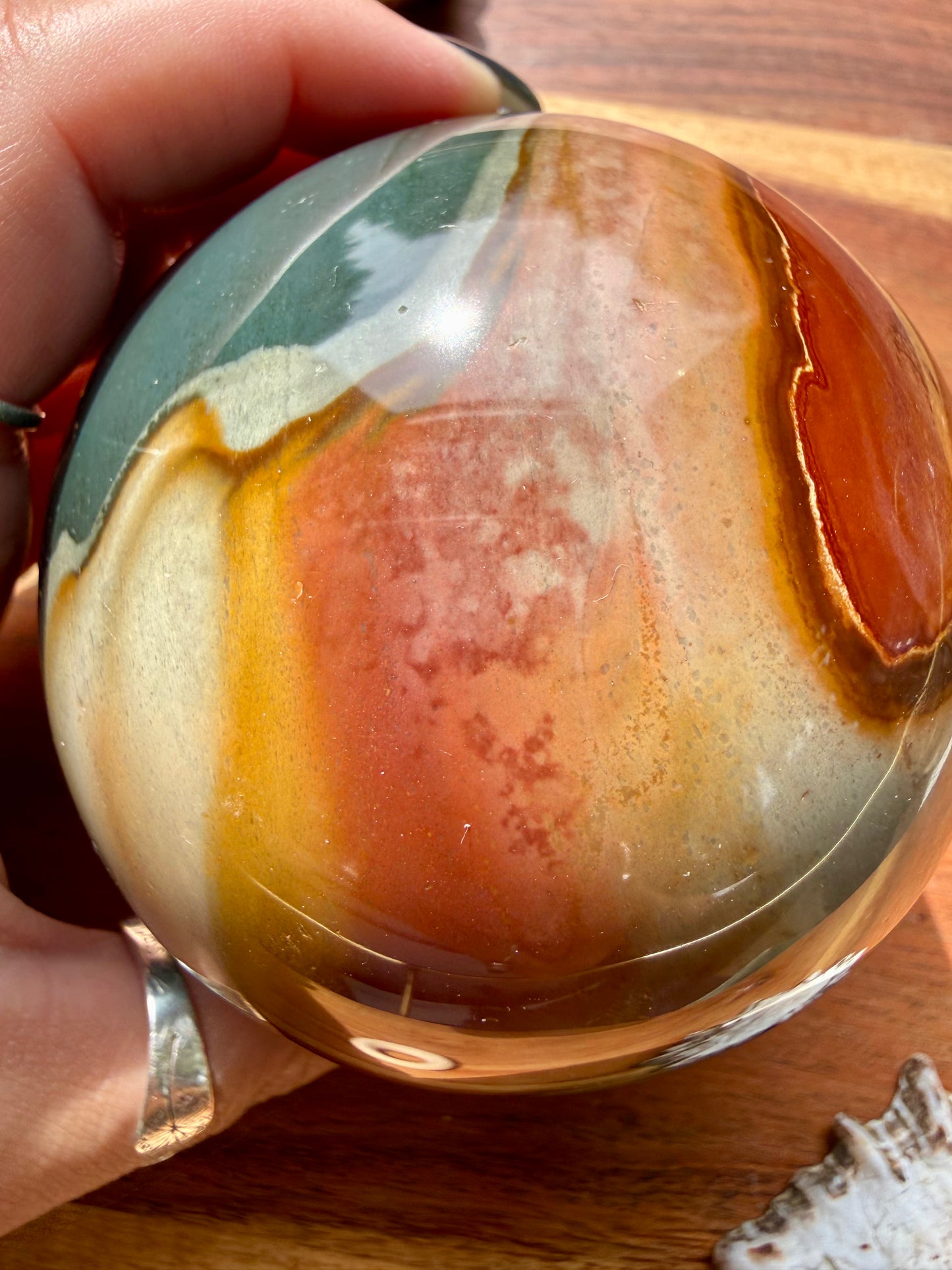POLYCHROME JASPER SPHERE