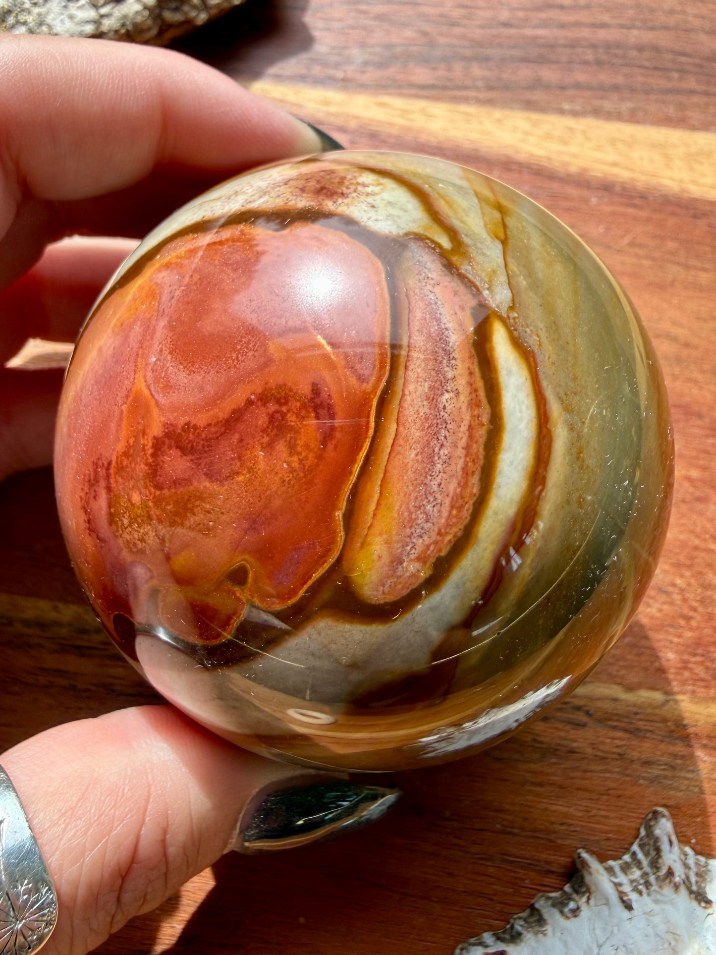 POLYCHROME JASPER SPHERE