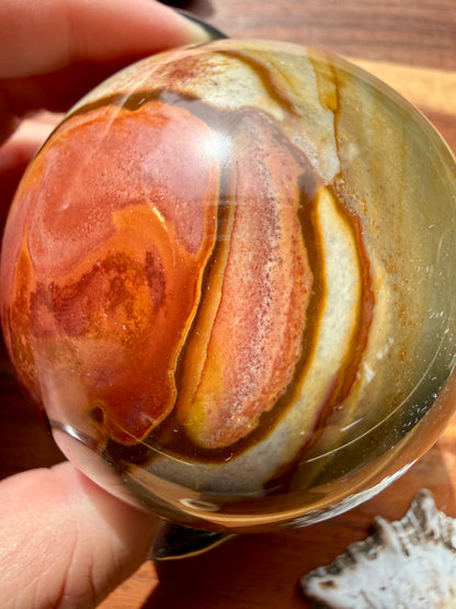 POLYCHROME JASPER SPHERE