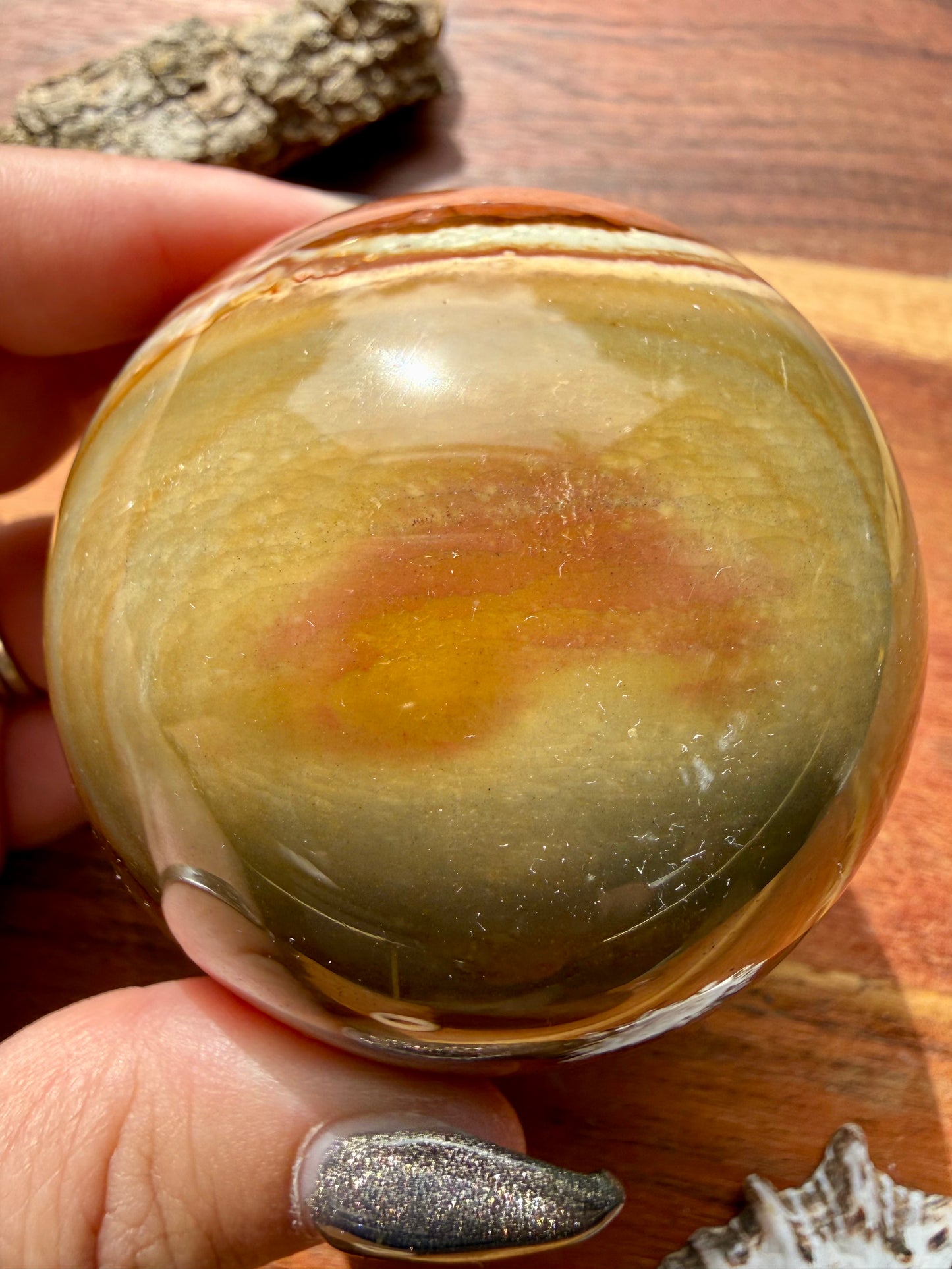 POLYCHROME JASPER SPHERE