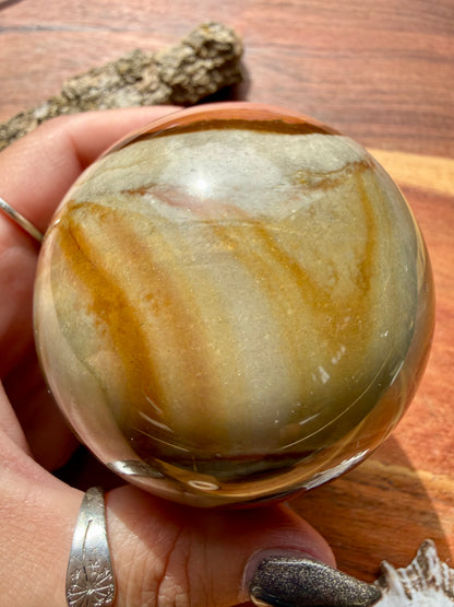 POLYCHROME JASPER SPHERE