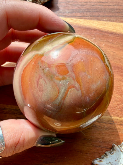 POLYCHROME JASPER SPHERE