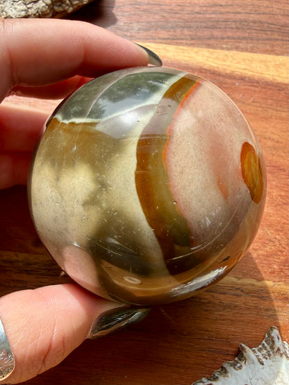 POLYCHROME JASPER SPHERE