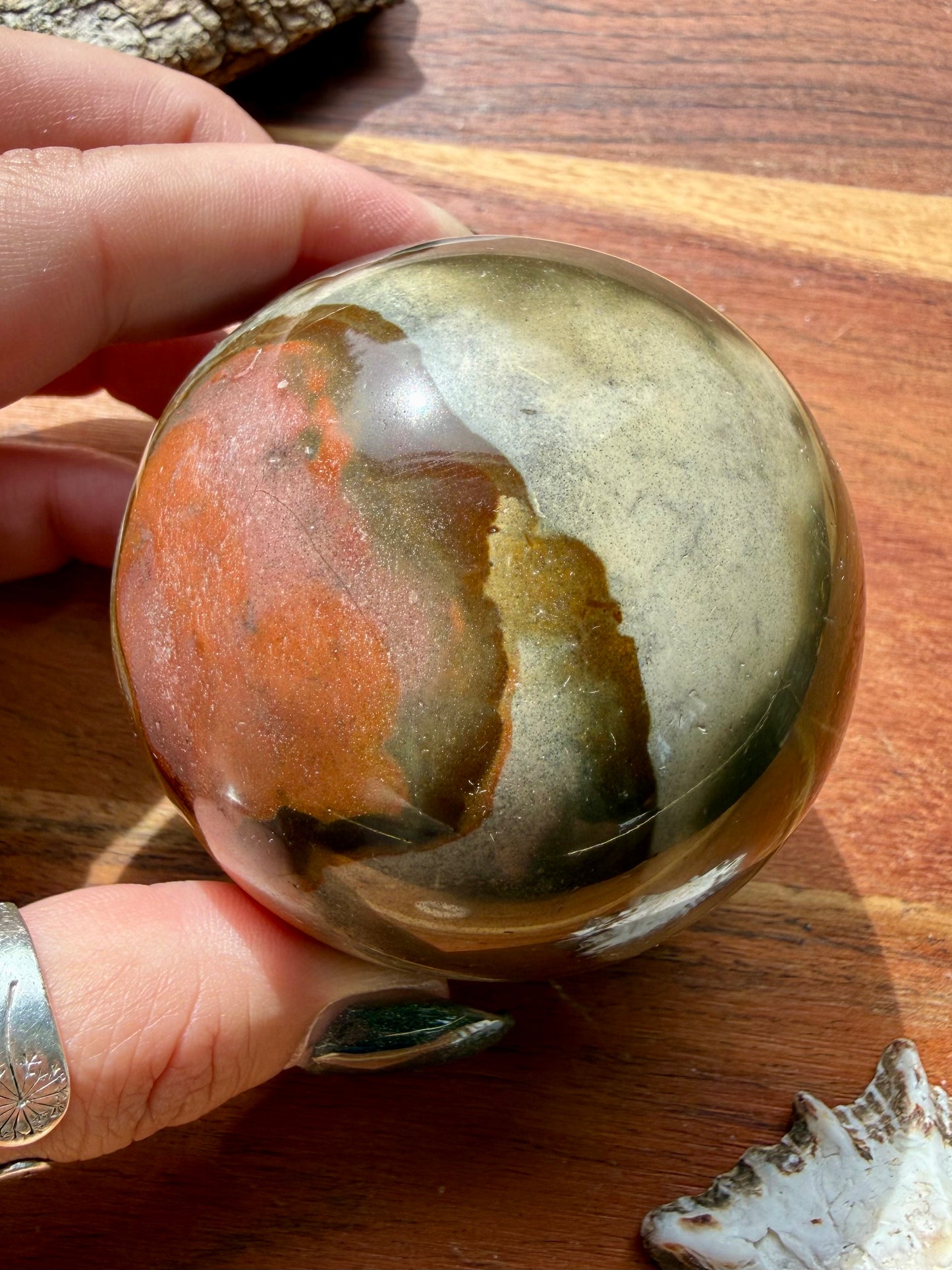 POLYCHROME JASPER SPHERE