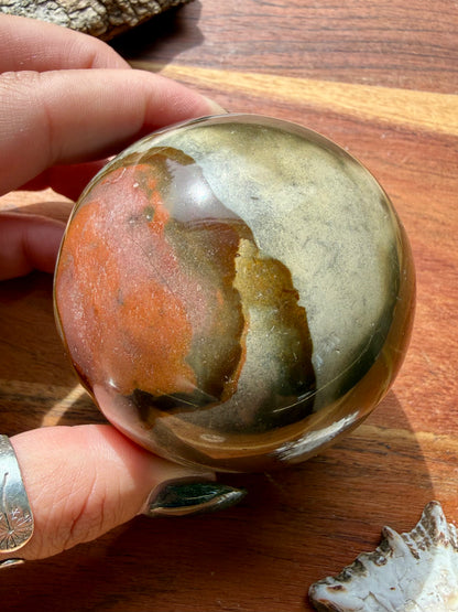 POLYCHROME JASPER SPHERE