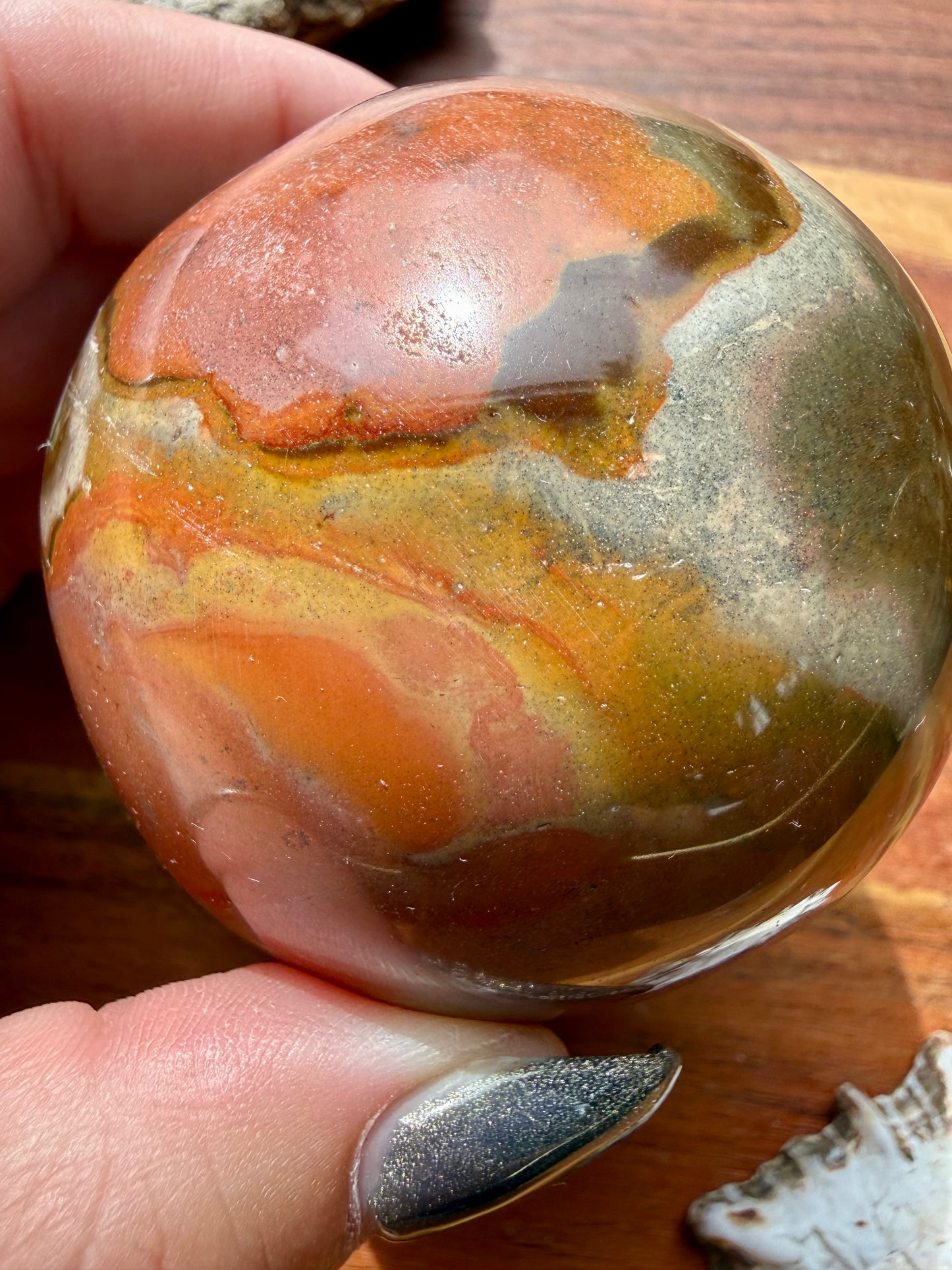 POLYCHROME JASPER SPHERE