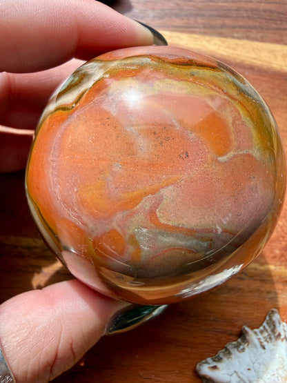 POLYCHROME JASPER SPHERE
