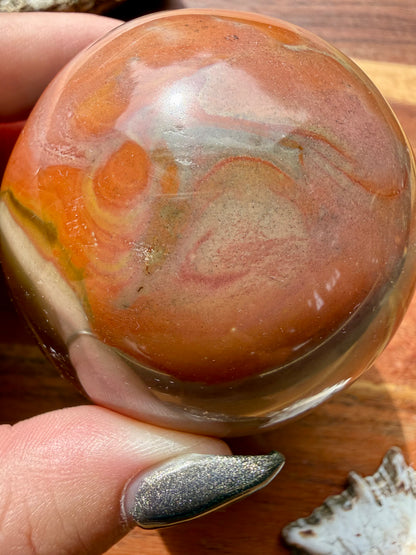 POLYCHROME JASPER SPHERE