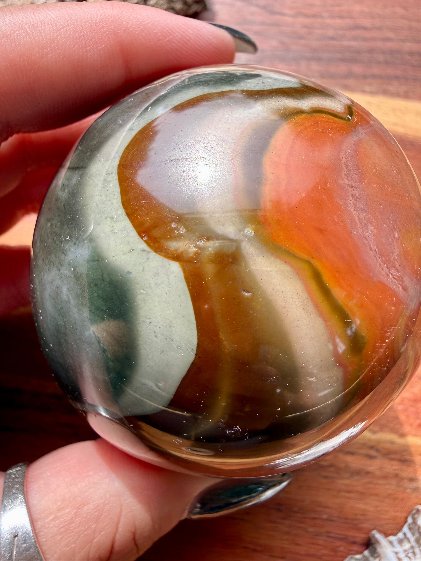 POLYCHROME JASPER SPHERE
