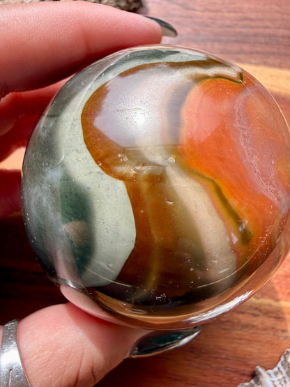 POLYCHROME JASPER SPHERE
