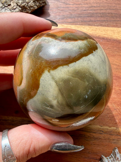 POLYCHROME JASPER SPHERE