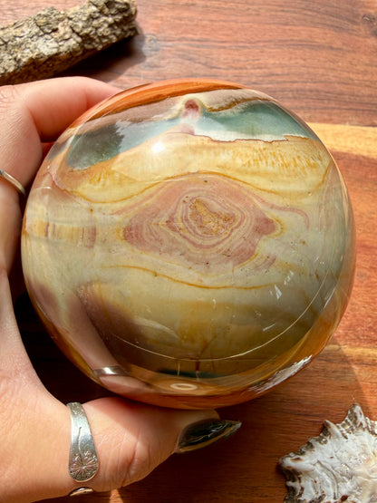 POLYCHROME JASPER SPHERE