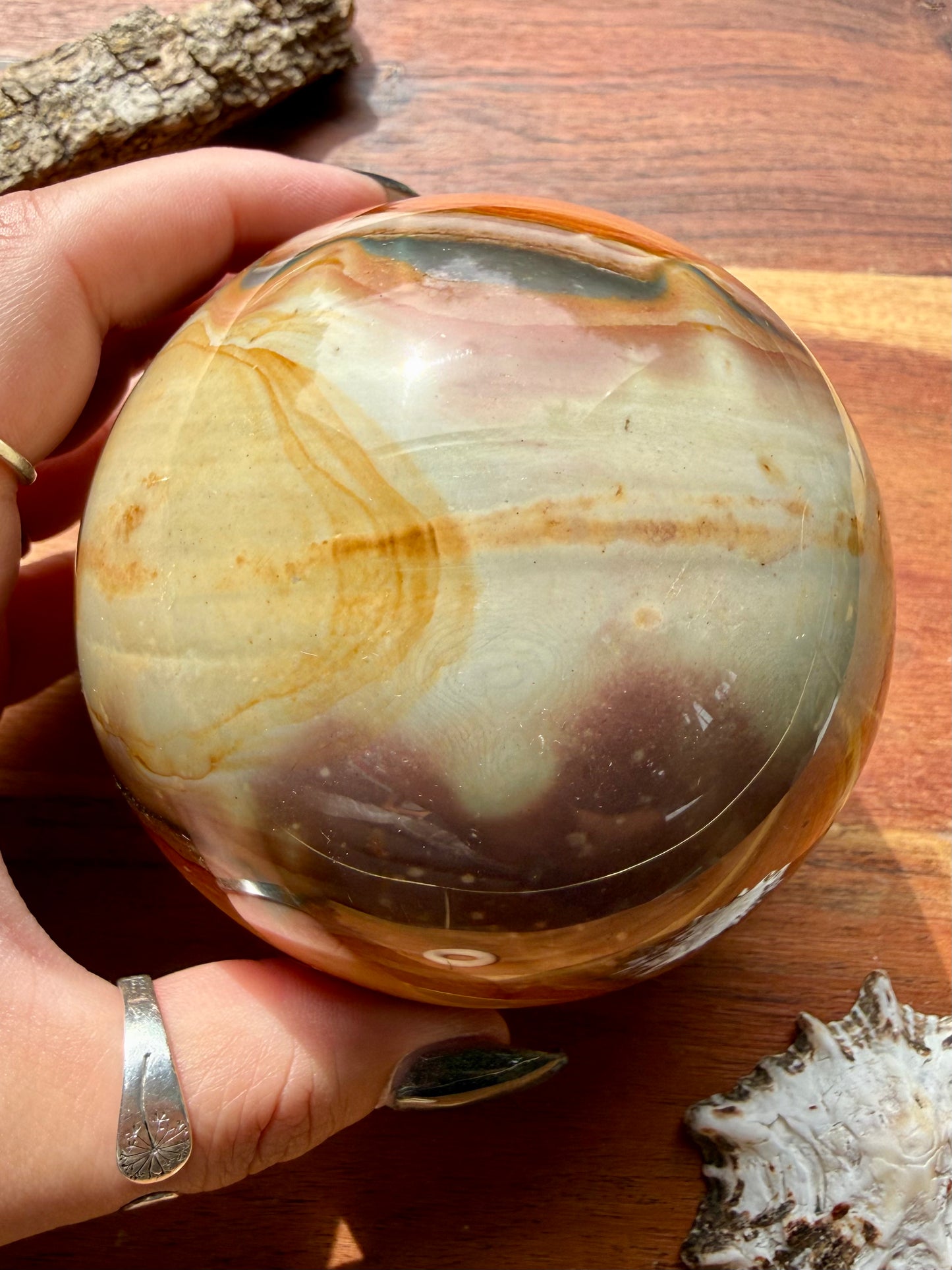 POLYCHROME JASPER SPHERE