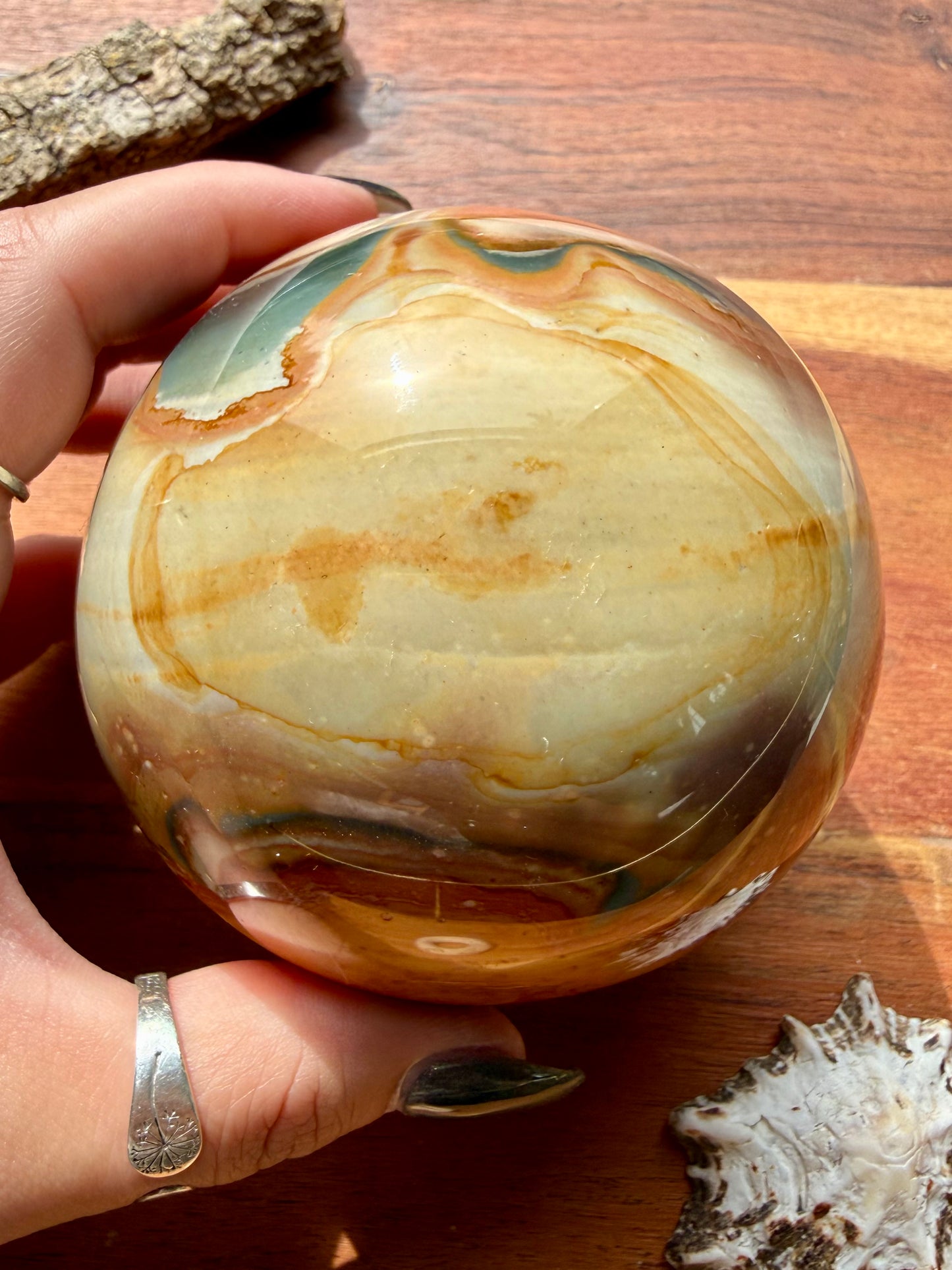 POLYCHROME JASPER SPHERE
