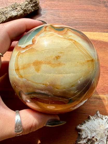 POLYCHROME JASPER SPHERE