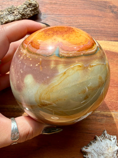 POLYCHROME JASPER SPHERE