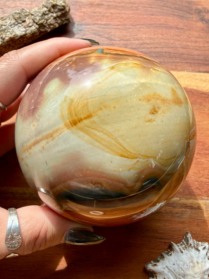 POLYCHROME JASPER SPHERE