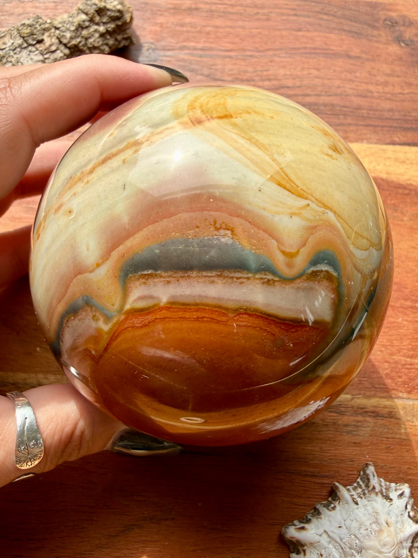 POLYCHROME JASPER SPHERE