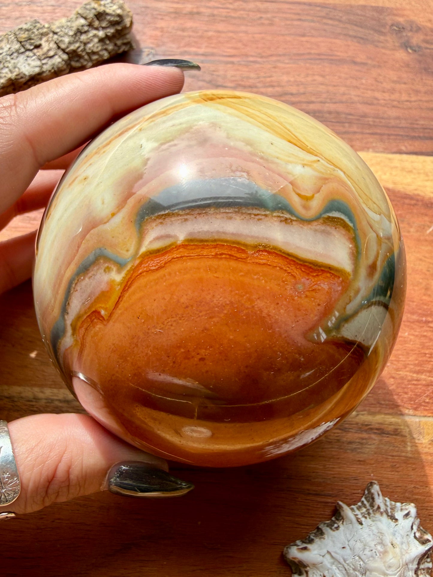 POLYCHROME JASPER SPHERE