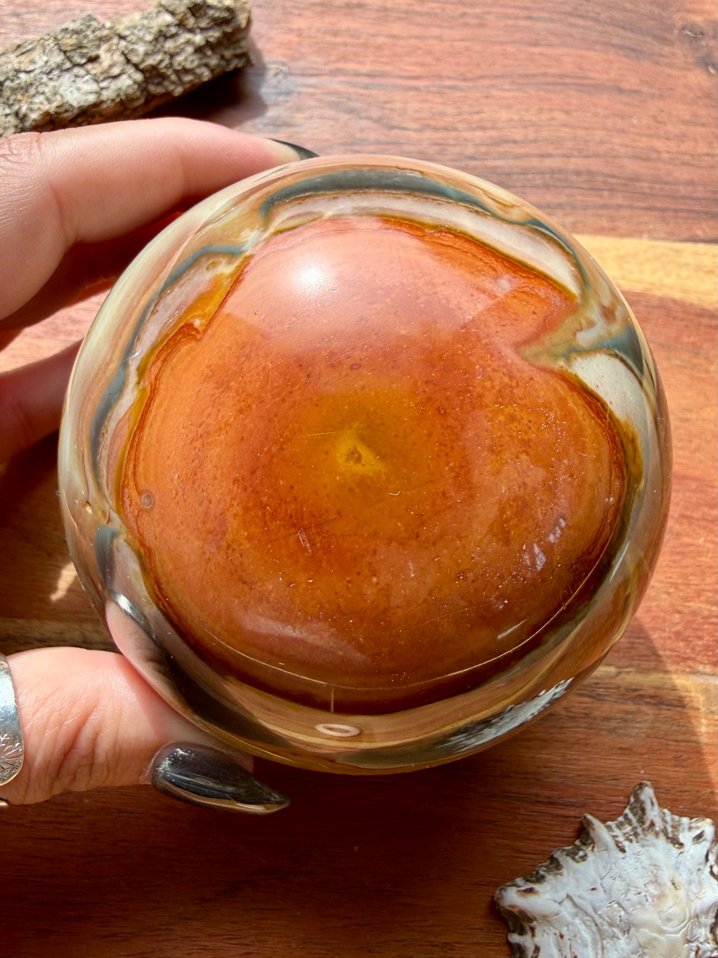 POLYCHROME JASPER SPHERE
