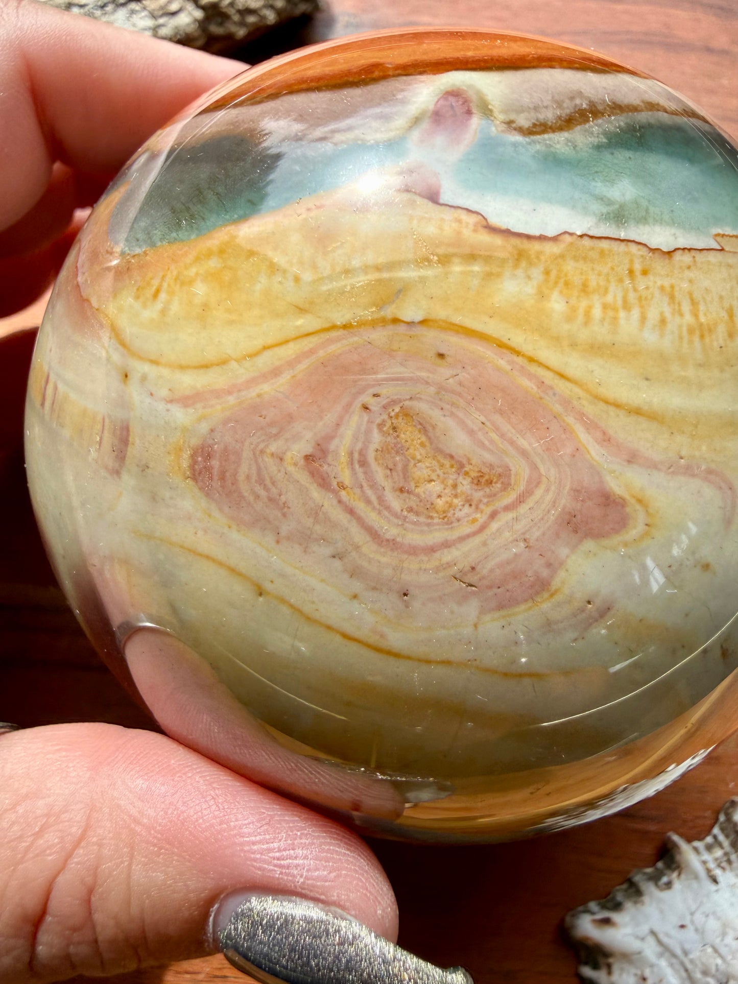 POLYCHROME JASPER SPHERE