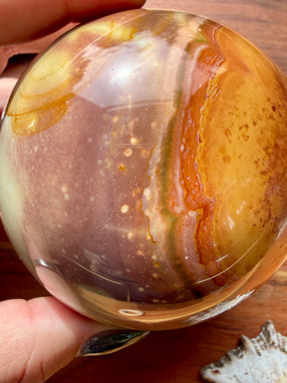 POLYCHROME JASPER SPHERE