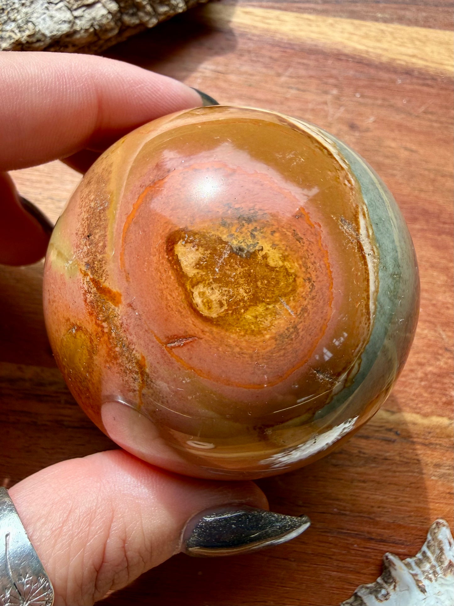 POLYCHROME JASPER SPHERE