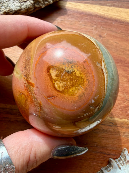 POLYCHROME JASPER SPHERE