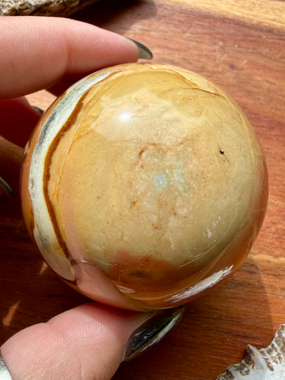 POLYCHROME JASPER SPHERE