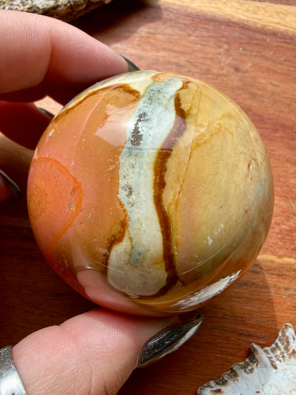 POLYCHROME JASPER SPHERE