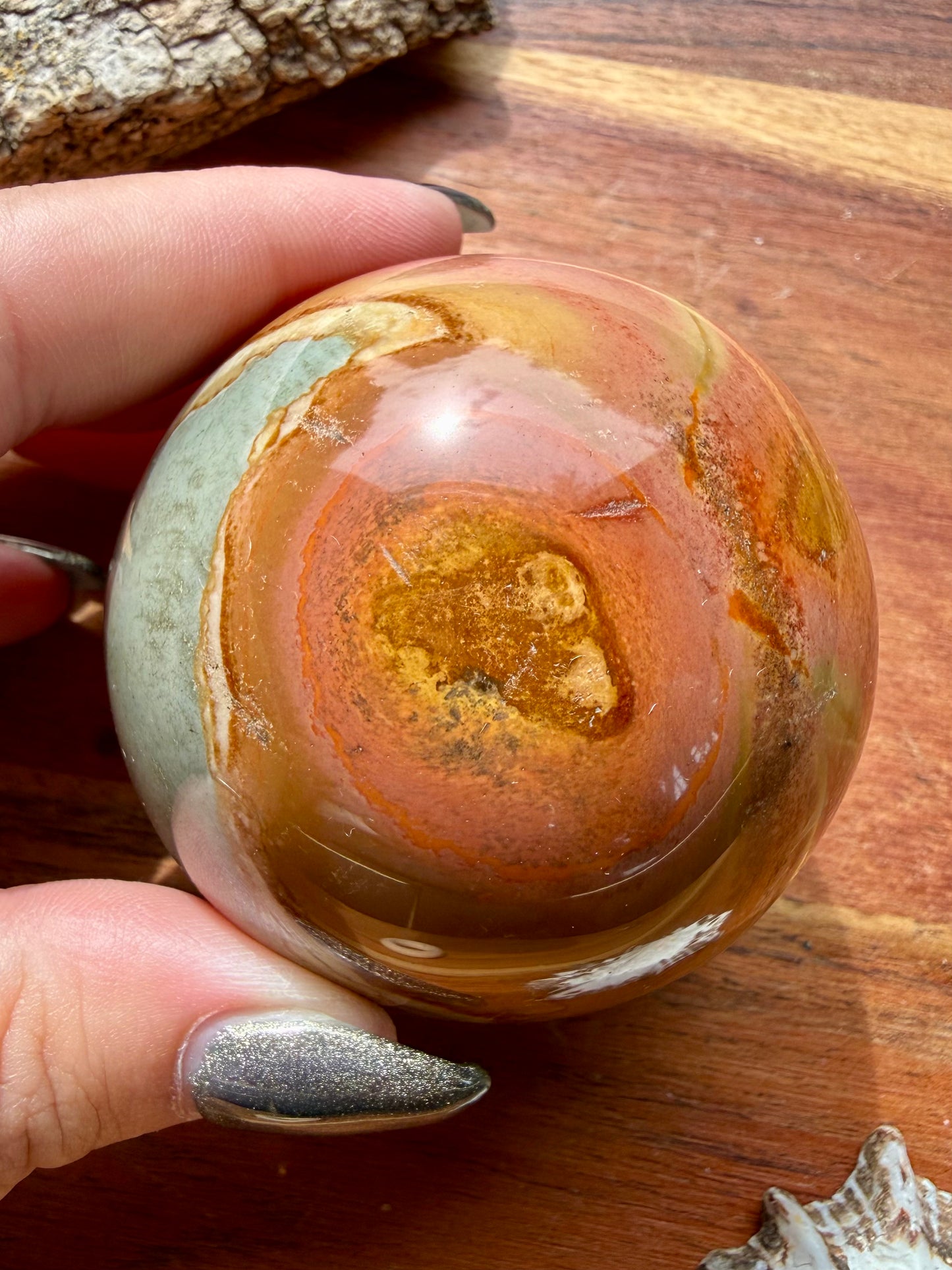 POLYCHROME JASPER SPHERE