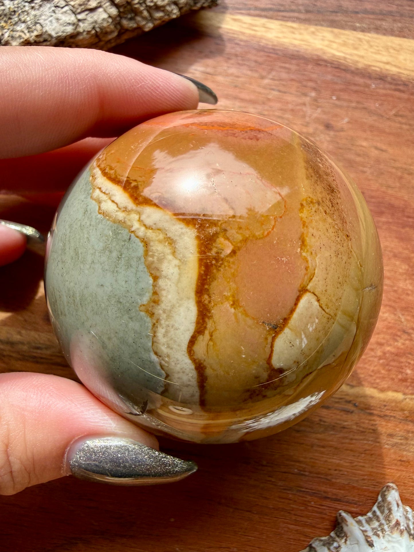 POLYCHROME JASPER SPHERE