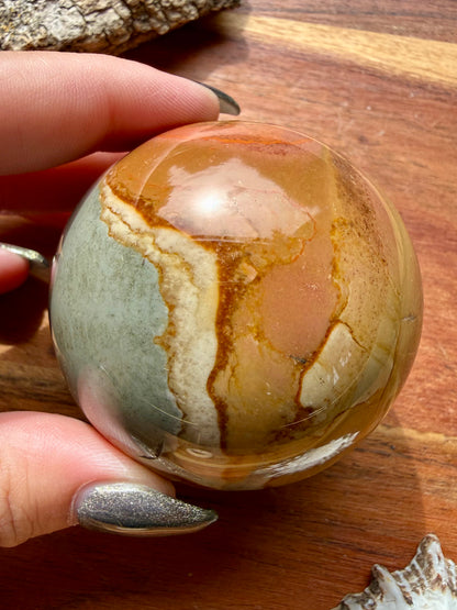 POLYCHROME JASPER SPHERE