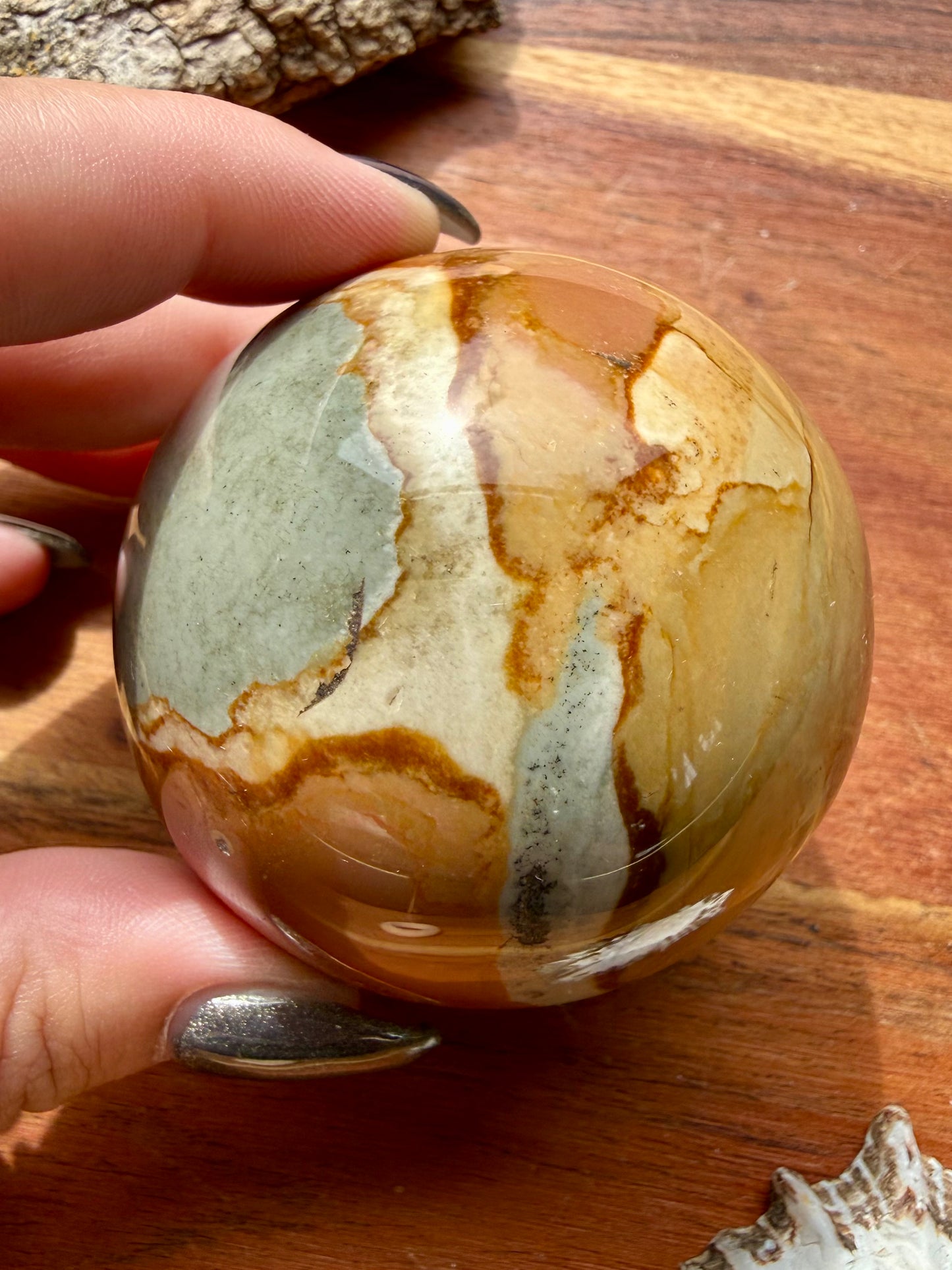 POLYCHROME JASPER SPHERE
