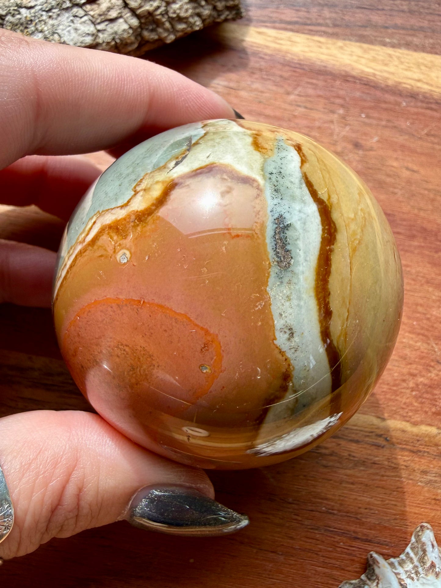 POLYCHROME JASPER SPHERE