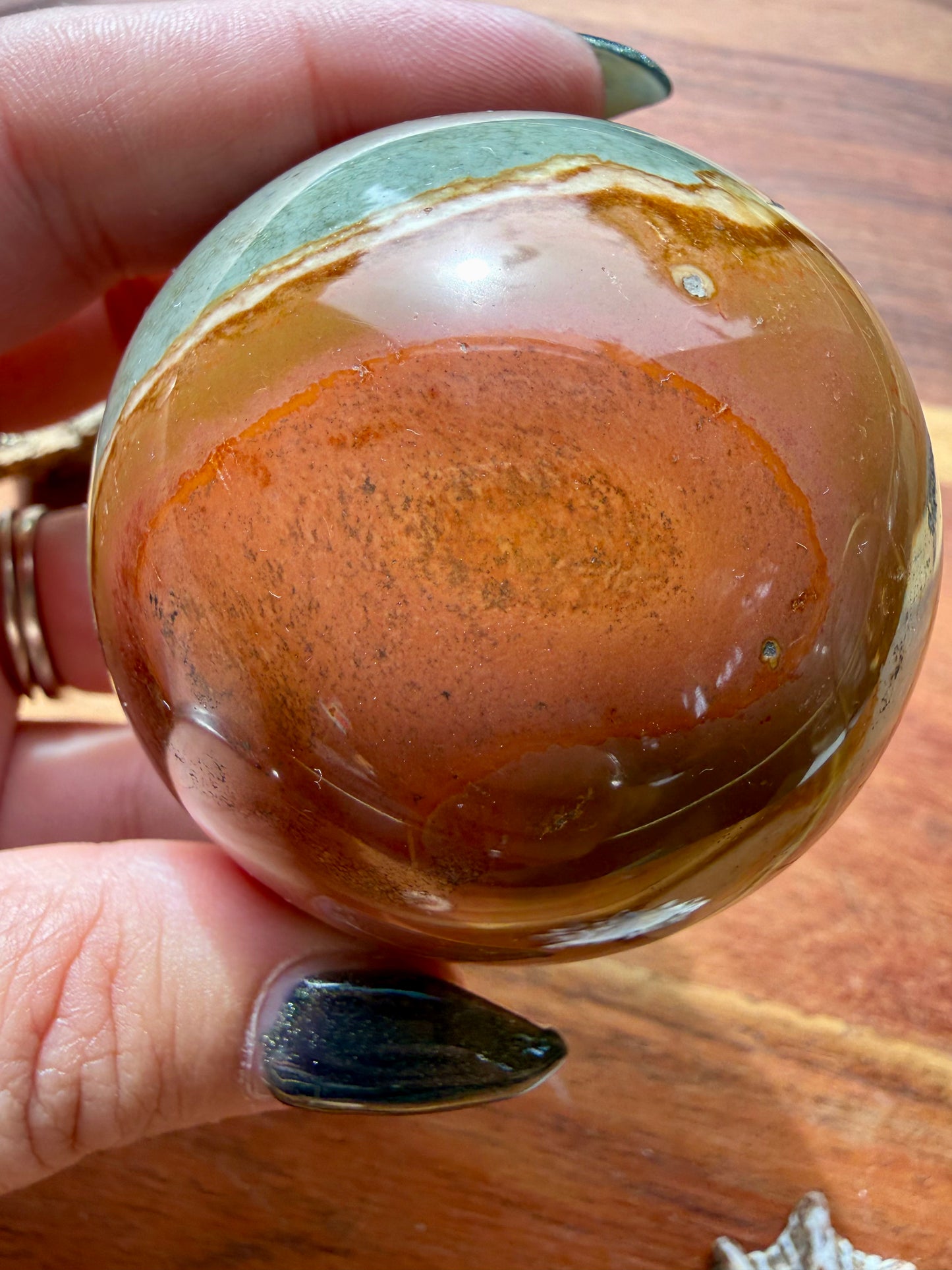 POLYCHROME JASPER SPHERE