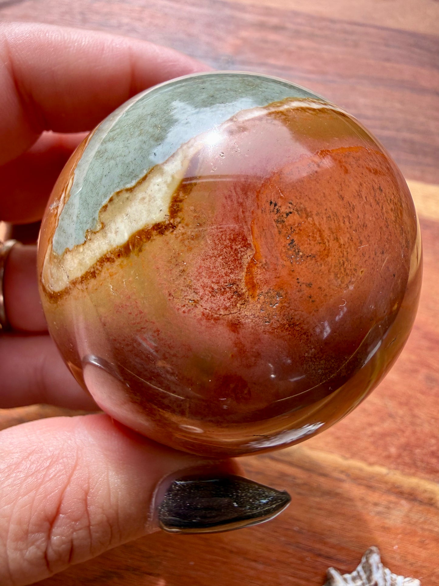 POLYCHROME JASPER SPHERE