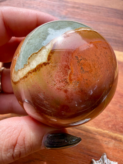 POLYCHROME JASPER SPHERE