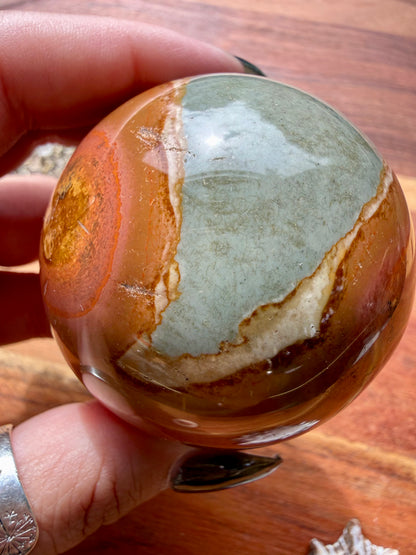 POLYCHROME JASPER SPHERE