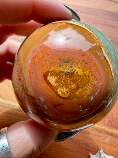 POLYCHROME JASPER SPHERE