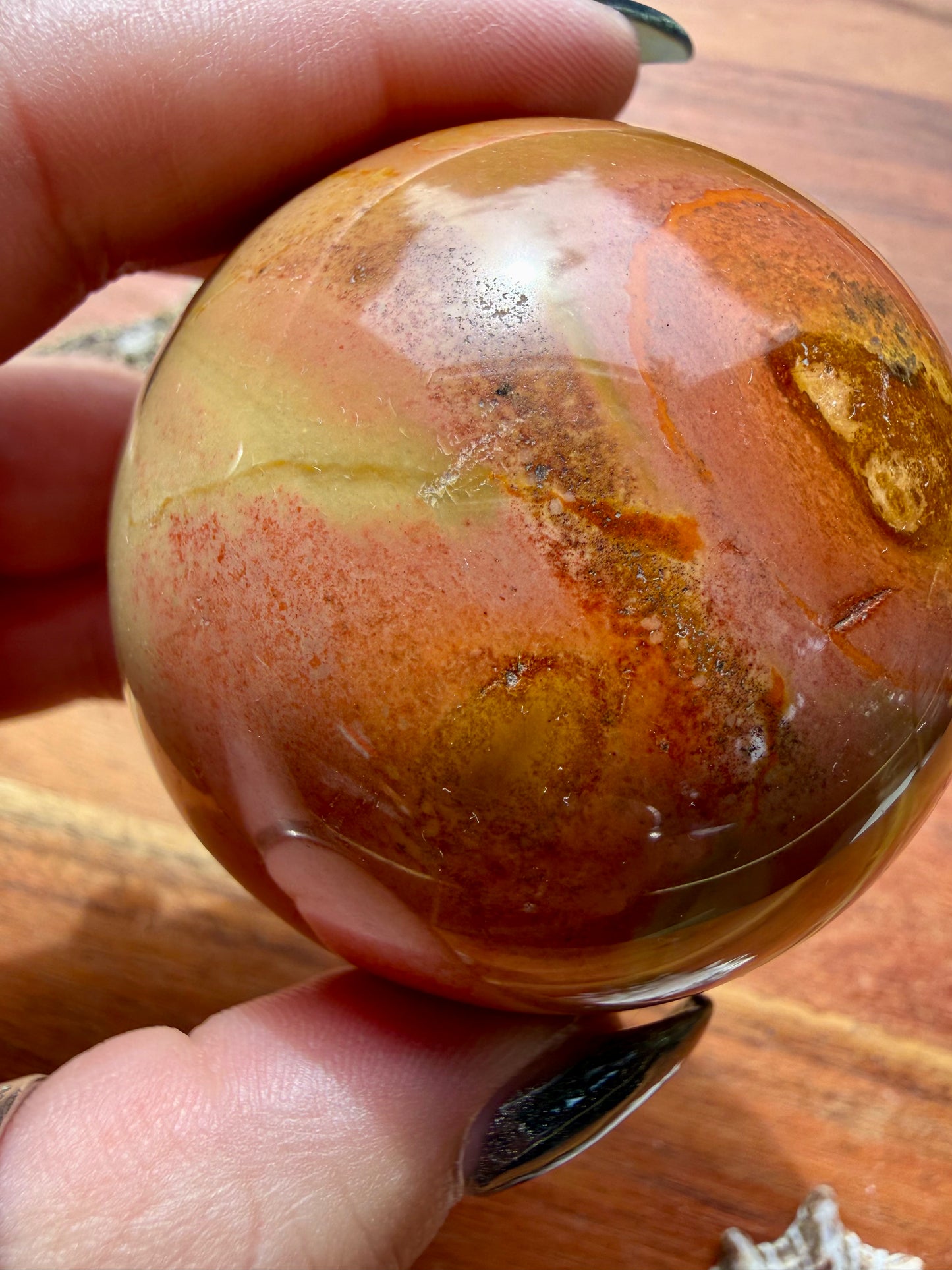 POLYCHROME JASPER SPHERE