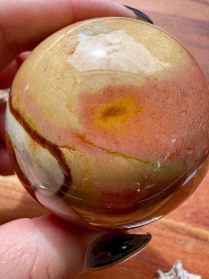 POLYCHROME JASPER SPHERE