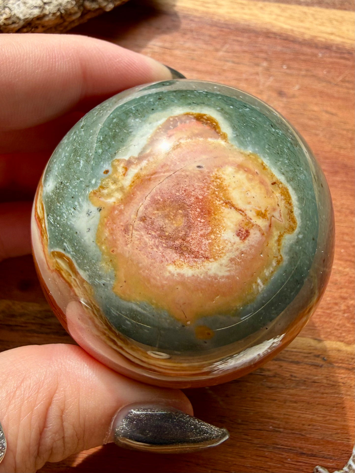 POLYCHROME JASPER SPHERE