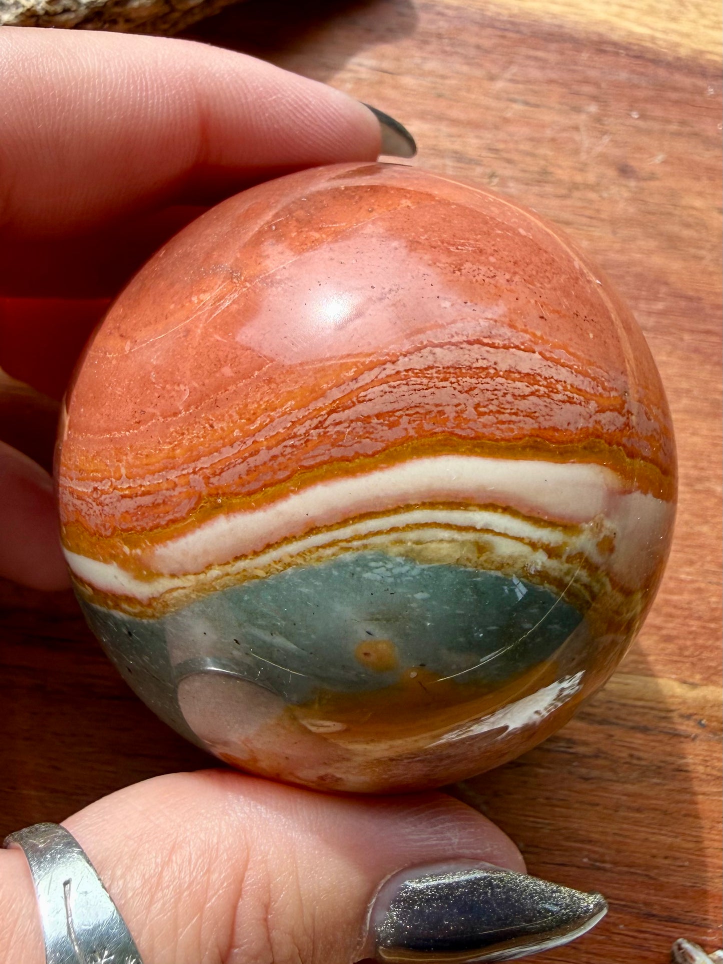 POLYCHROME JASPER SPHERE