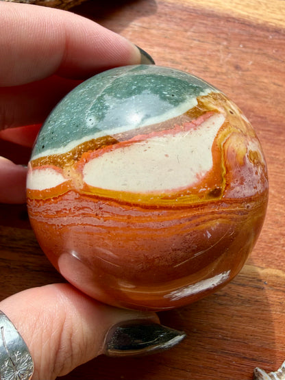 POLYCHROME JASPER SPHERE